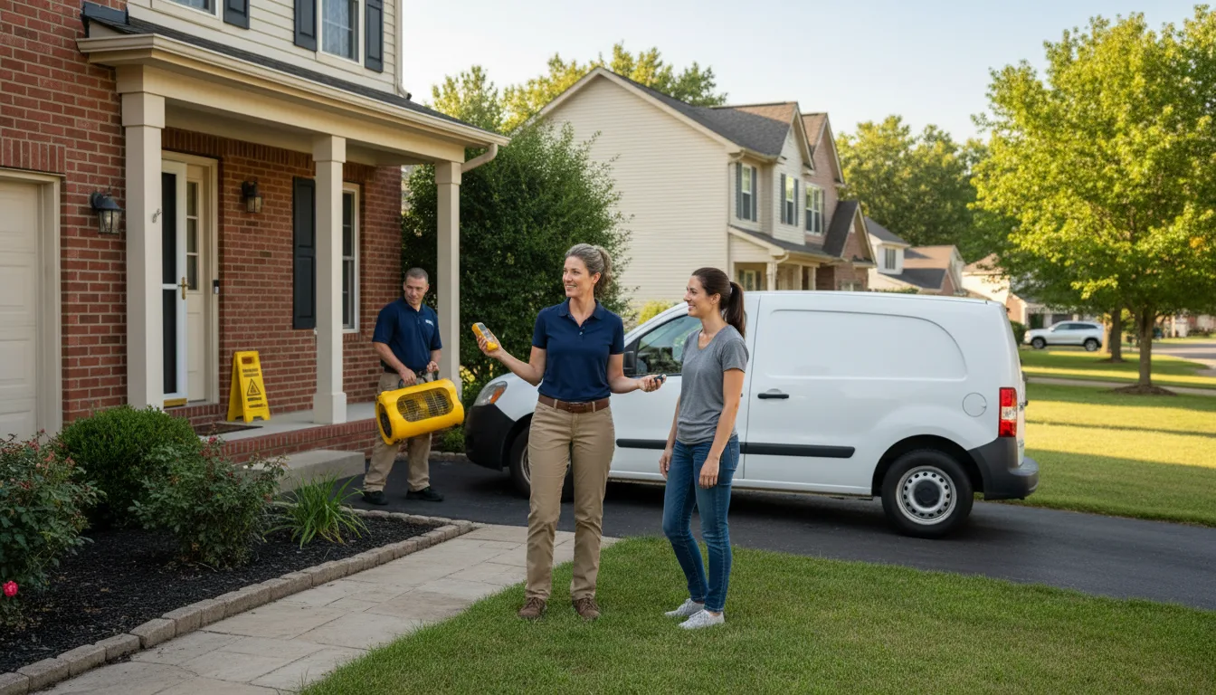 Water restoration image for Water Damage & Restoration Services in Shiro, TX